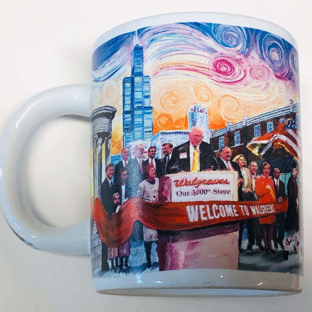 Walgreens Commemorative Coffee Mug Celebrating 3000th Store In Chicago